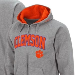 Clemson Tigers Colosseum Mens Full-Zip Hoodie